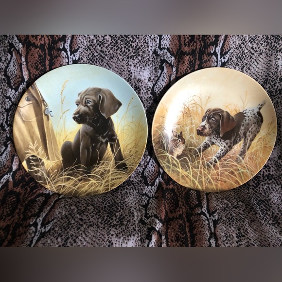 The Weimaraner & Fritz’s Folly-The German Shorthaired Pointer Collector Plates - Picture 8 of 10